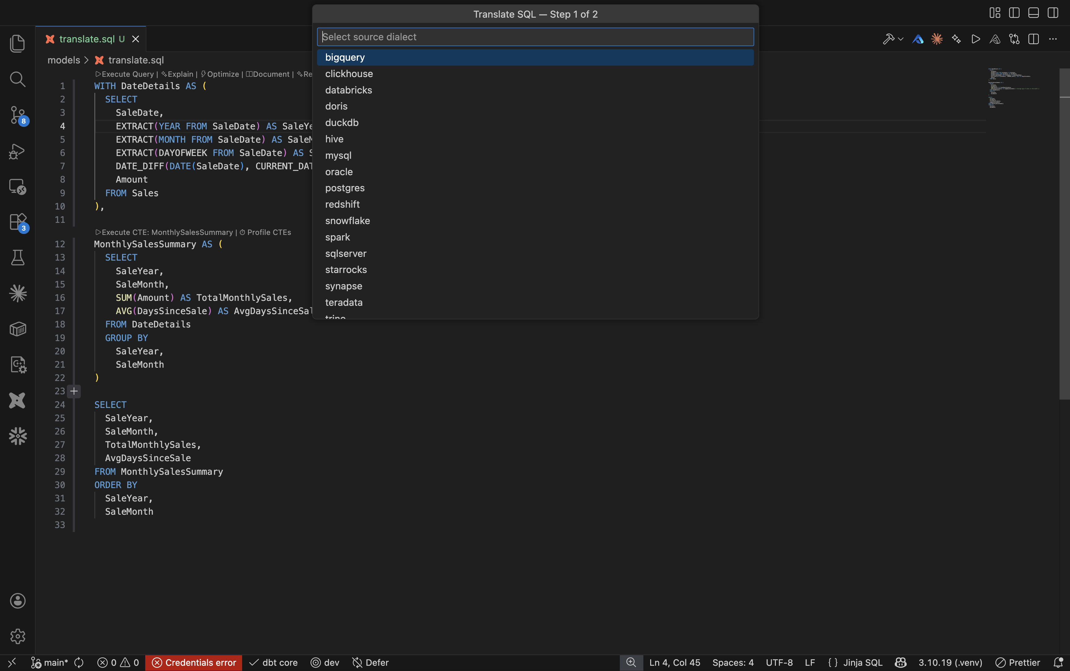 Translate source prompt