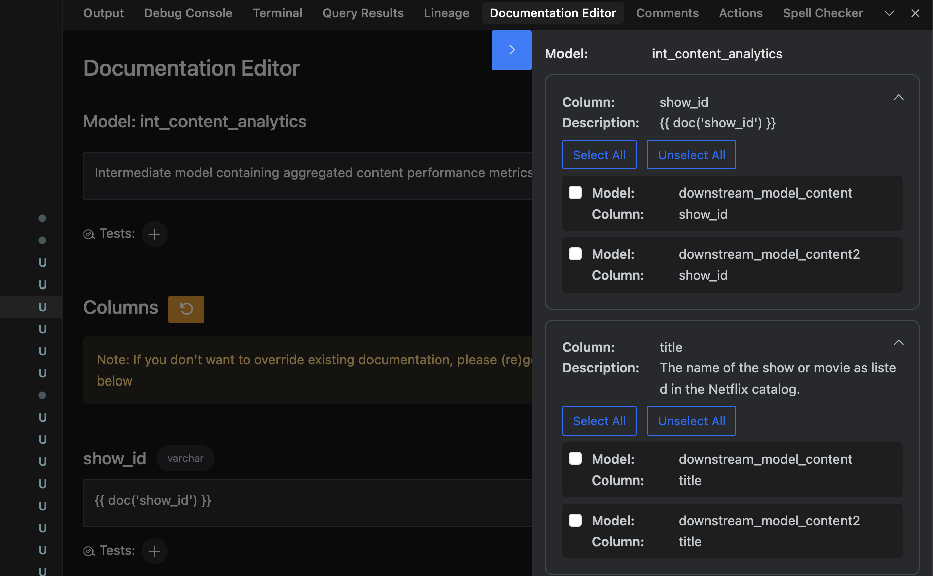 propagateSelector